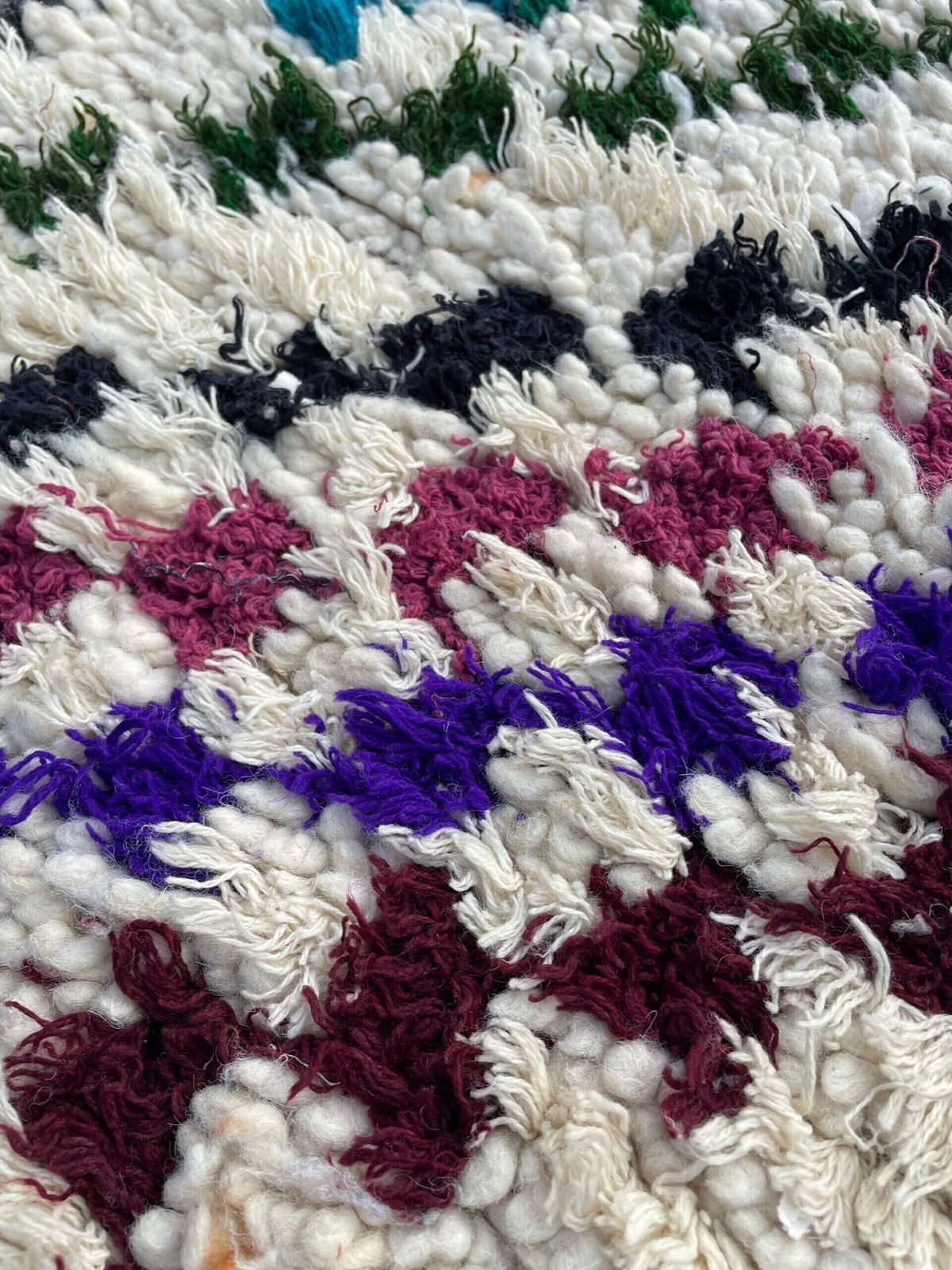 Berber Rug Handmade In Wool In Morocco, Wool Rug, Living Room Rug, Personalized Rug, Moroccan Rug photo vinterior