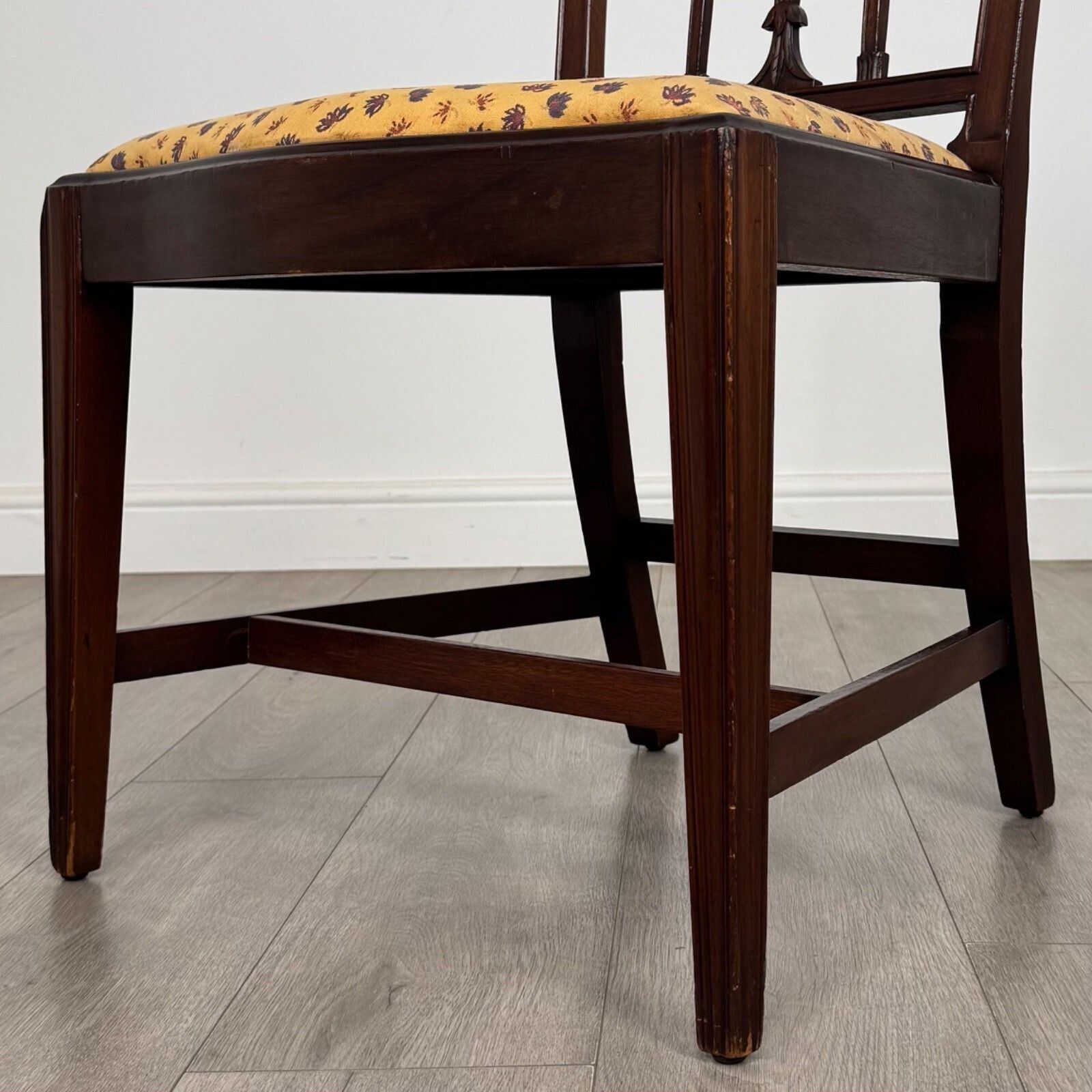 Antique 19th Century Set Of 6 Dining Chairs In Mahogany photo vinterior