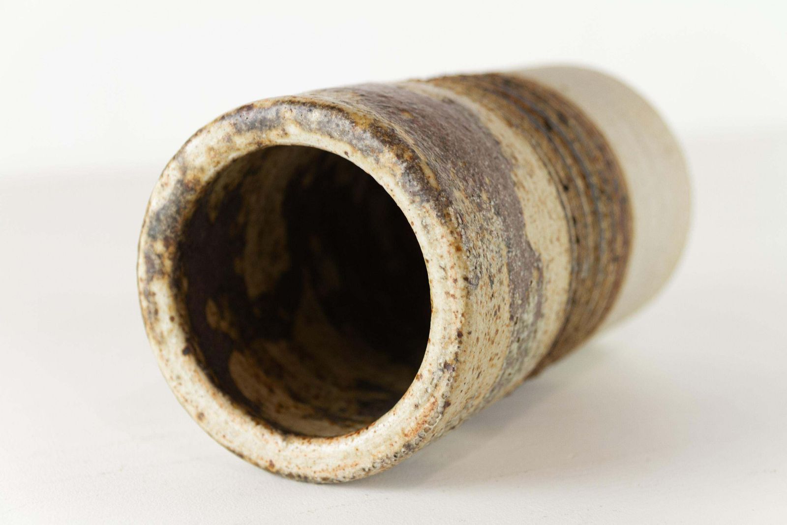 photo furniture Danish Mcm Stoneware Vase By Tue Poulsen, 1960s.