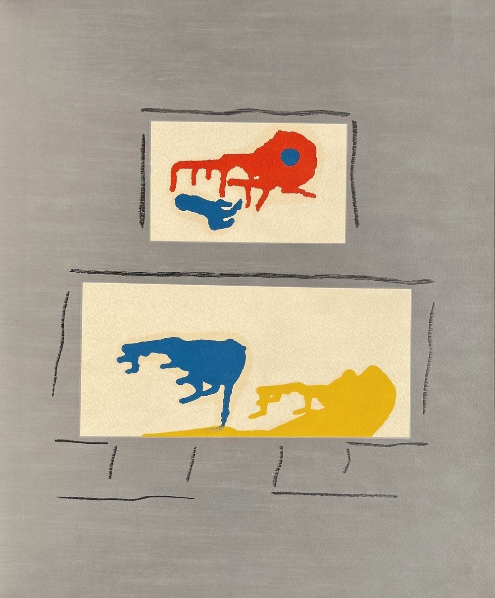 Max Ernst Lithographie Originale 1963 Mourlot Dent Prompte