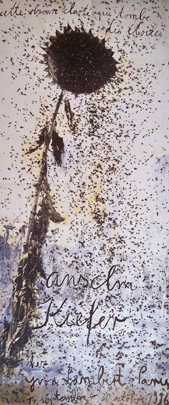 Anselm Kiefer Poster Poster Vintage 1996 Galerie Yvon Lambert
