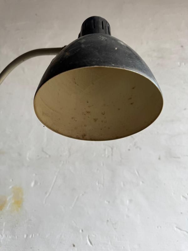 Vintage Industrial Black Screw On Lamp, 1950s photo 257.0