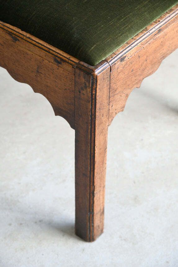 Antique Georgian Walnut Corner Chair photo Furniture