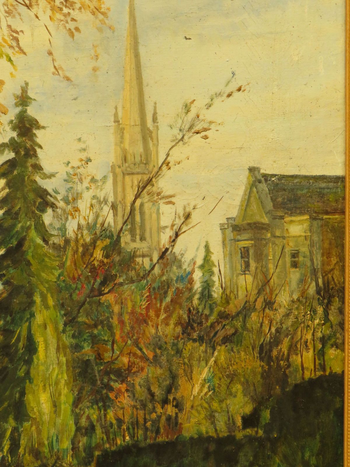 W.L.Rodgerson 20th Century Oil Painting Of An Autumn Scene   Signed And Dated photo furniture