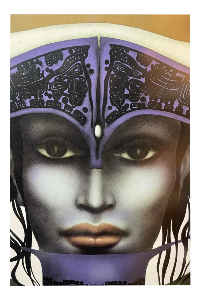 Jef Van Tuerenhout, Face Of A Woman Artist's, Silkscreen Proof, 1970s