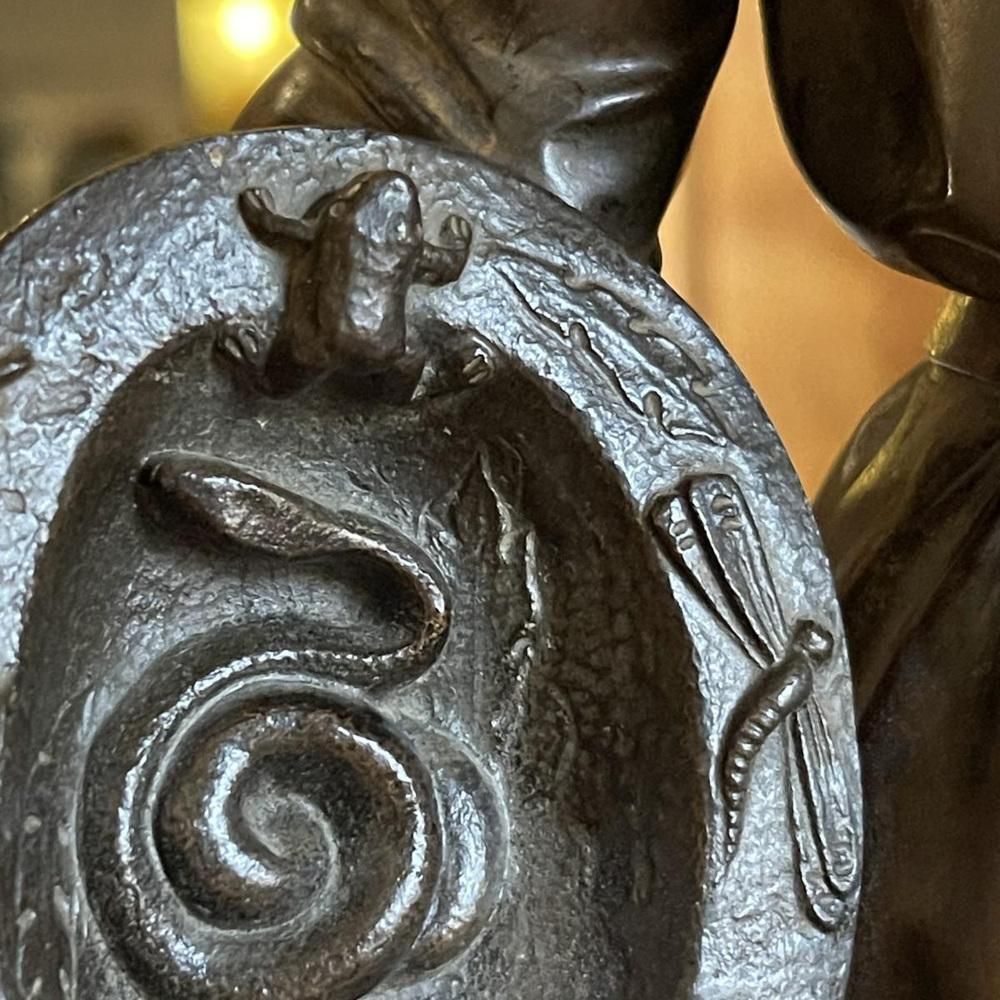 photo vinterior Jean Jacques Feuchère, Bernard Palissy Ceramist, Bronze Sculpture, 1844