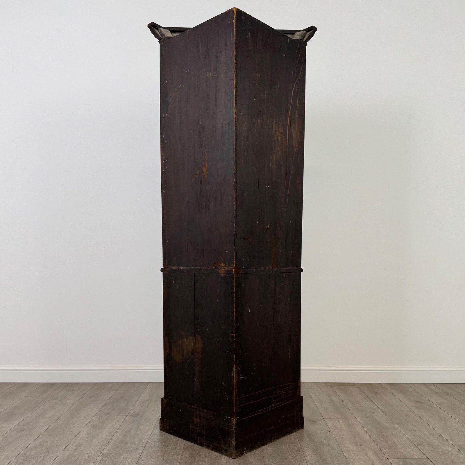 Antique 20th Century Fine Quality Carved Oak Corner Cabinet photo for sale