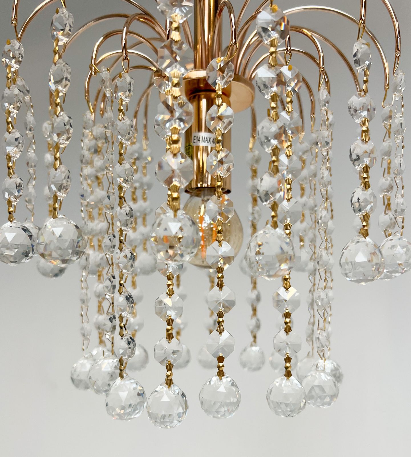 Italian Cristal Chandelier By Swarovski, After 2000 photo 389.0