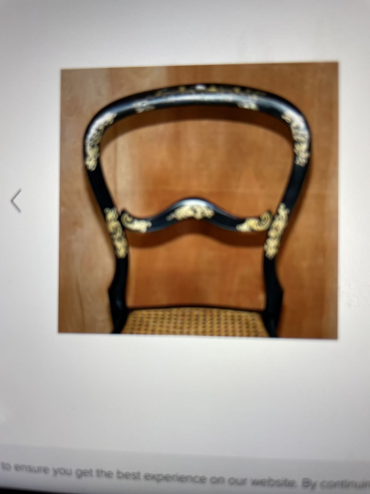 Regency/Victorian Rattan And Mother Of Pearl And Inlaid Pair Of Chairs. Excellent Condition. Hardly Used. photo for sale