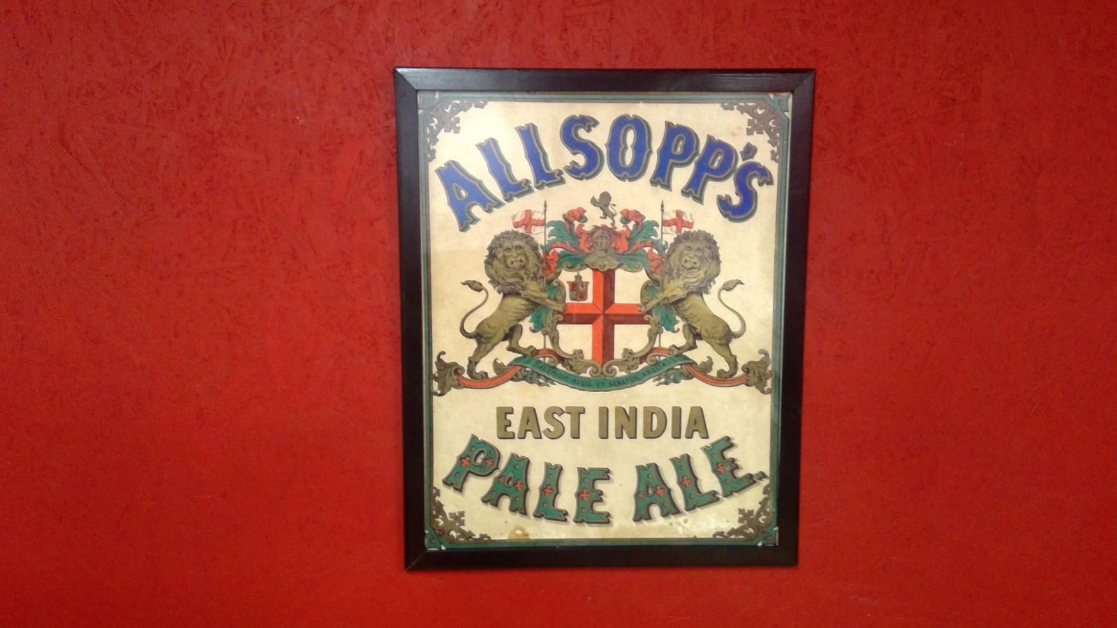 Alsopps Vintage Style Advertising Poster With Crest photo Home Decor