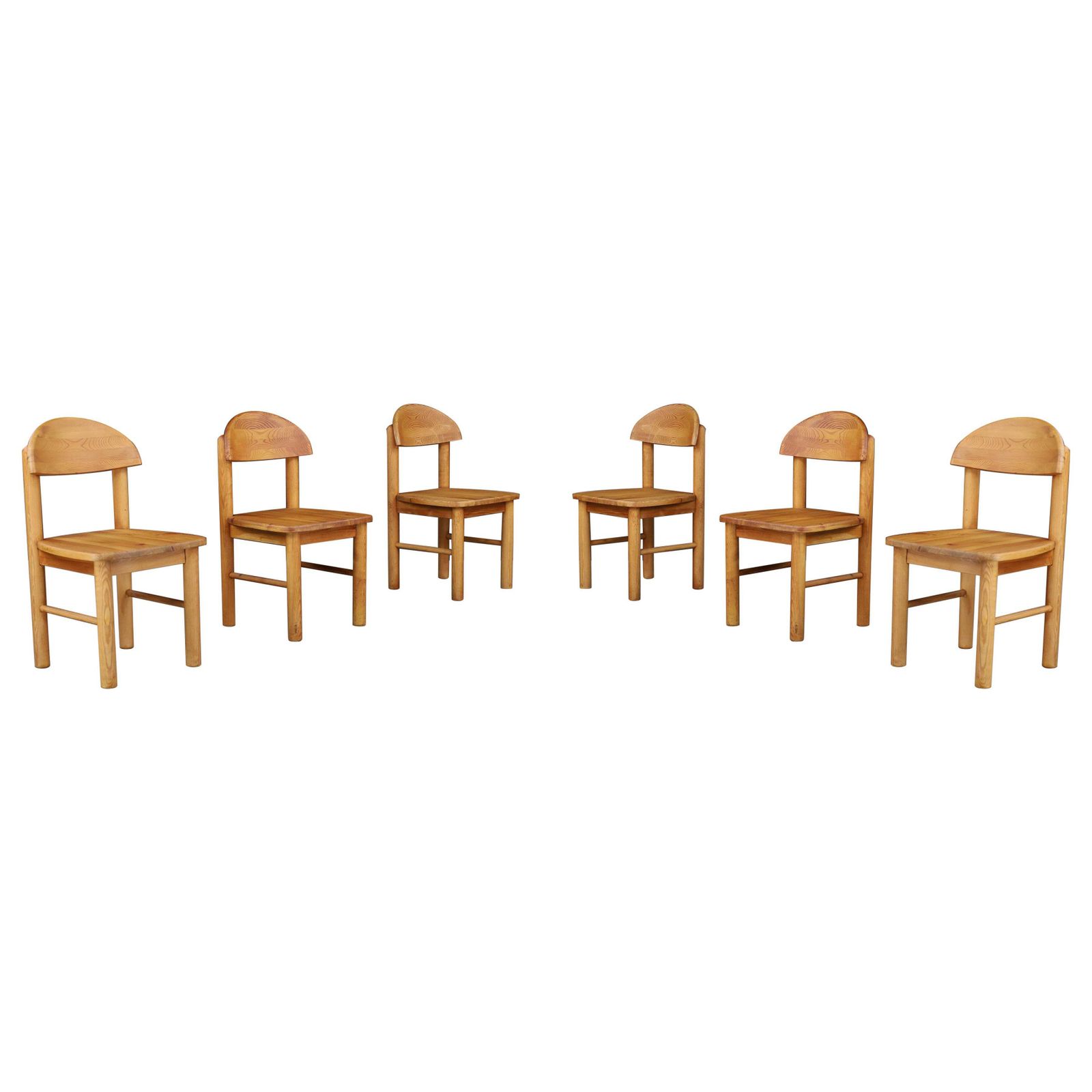 Scandinavian Modern Rainer Daumiller Dining Set/6 Chairs, Denmark, 1970s