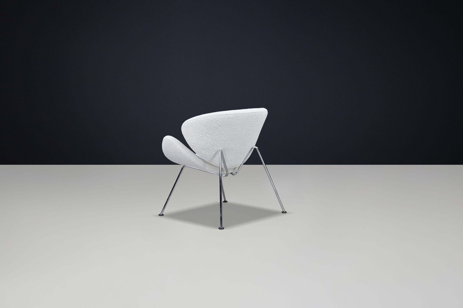 Pierre Paulin “Slice” Lounge Bouclé Chair For Artifort, 1970s, The Netherlands photo vintage