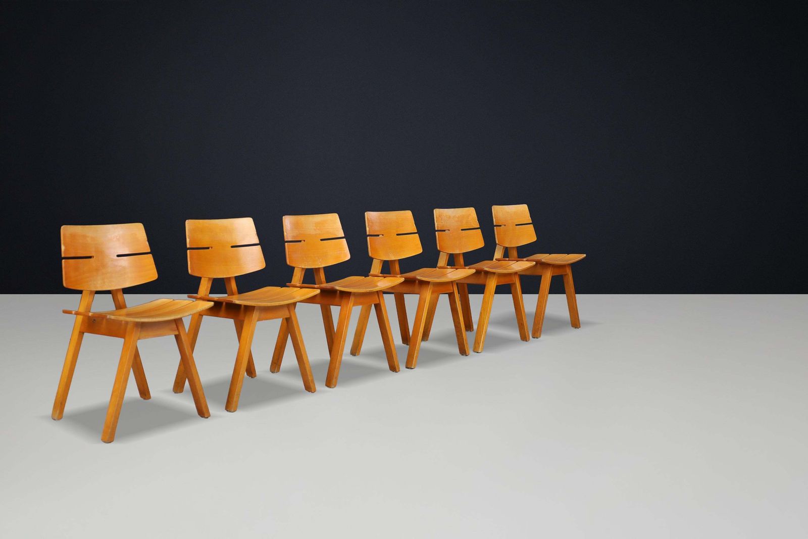 Hans Anliker Mid Century Dining Chairs For Horgen Glarus, 1962 — Set Of 6 photo furniture