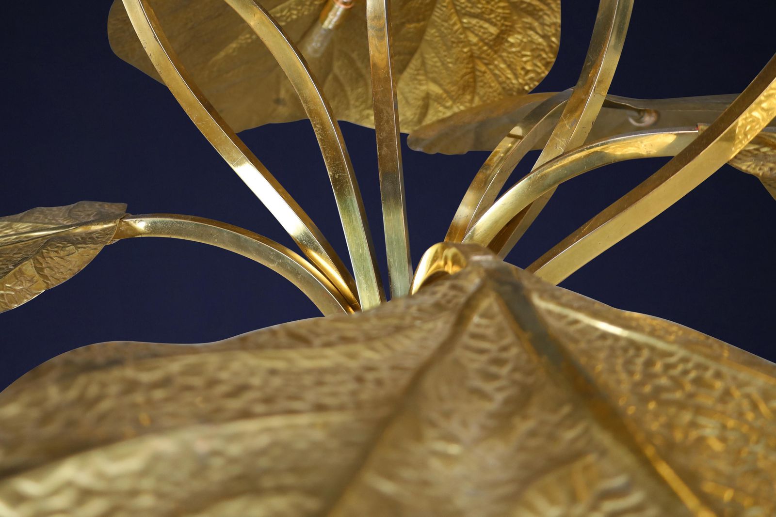 Carlo Giorgi For Bottega Gadda Gigantic Brass Floor Lamp, Italy 1970s photo buy