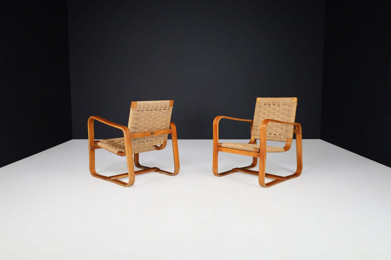 Giuseppe Pagano Pogatschnig. 'Bocconi' Armchairs, Italy, 1940s photo buy