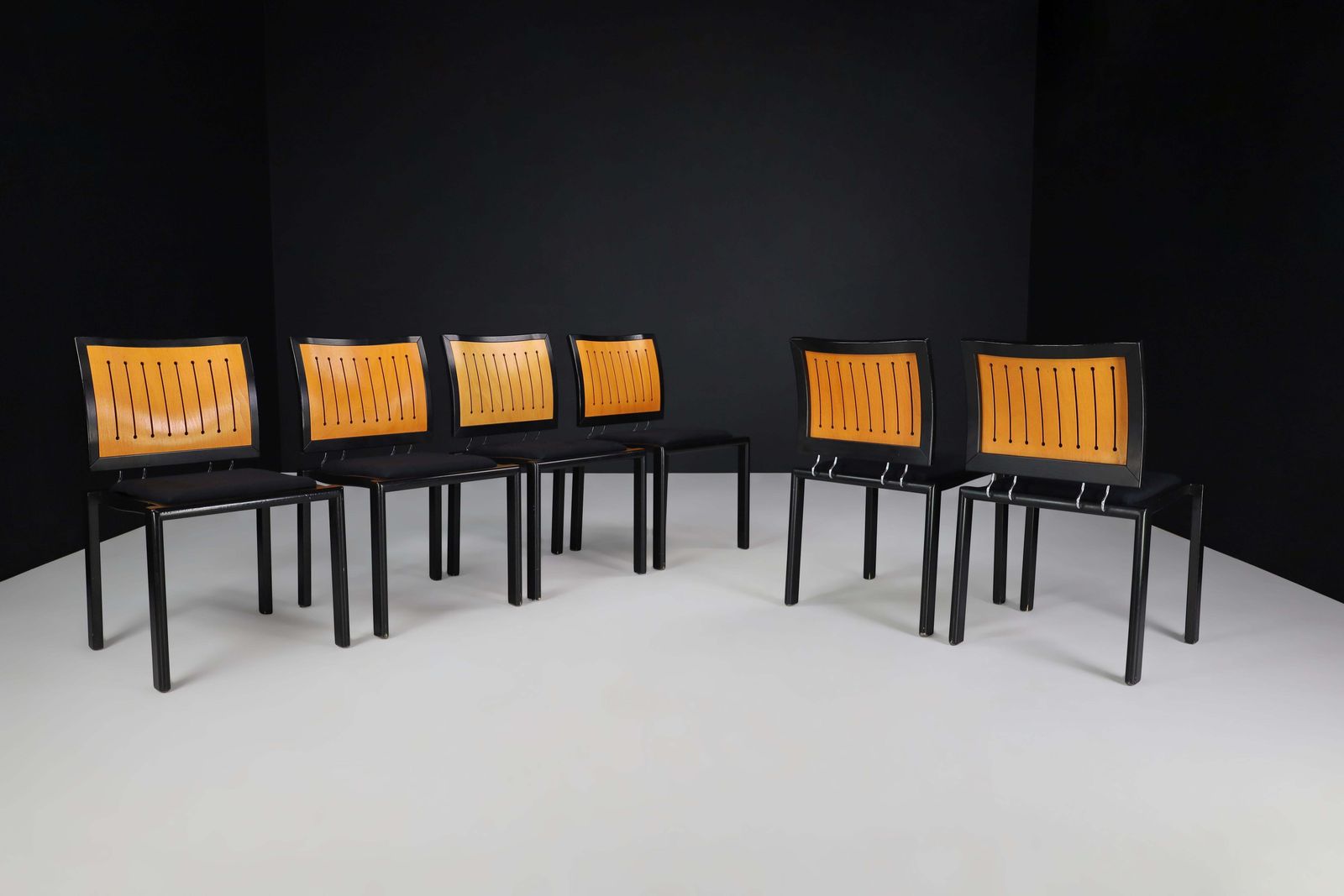 Quadro Chairs By Bruno Rey & Charles Polin For Dietiker, Switzerland, 1980s photo Furniture