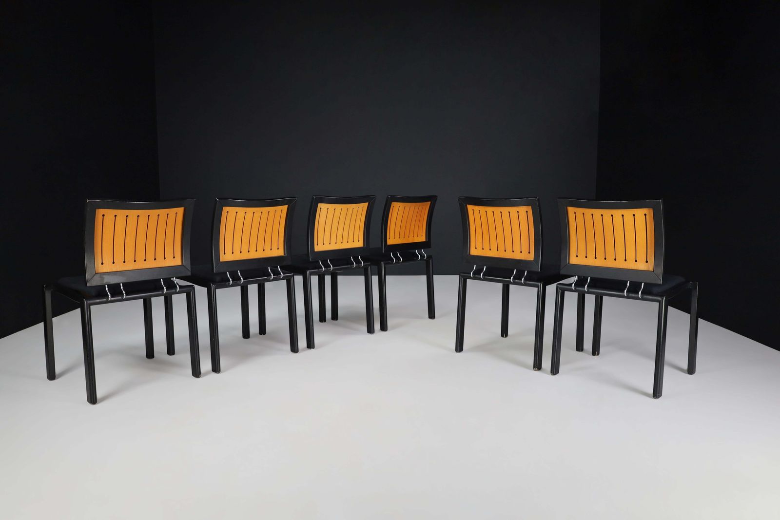 Quadro Chairs By Bruno Rey & Charles Polin For Dietiker, Switzerland, 1980s photo 376.0