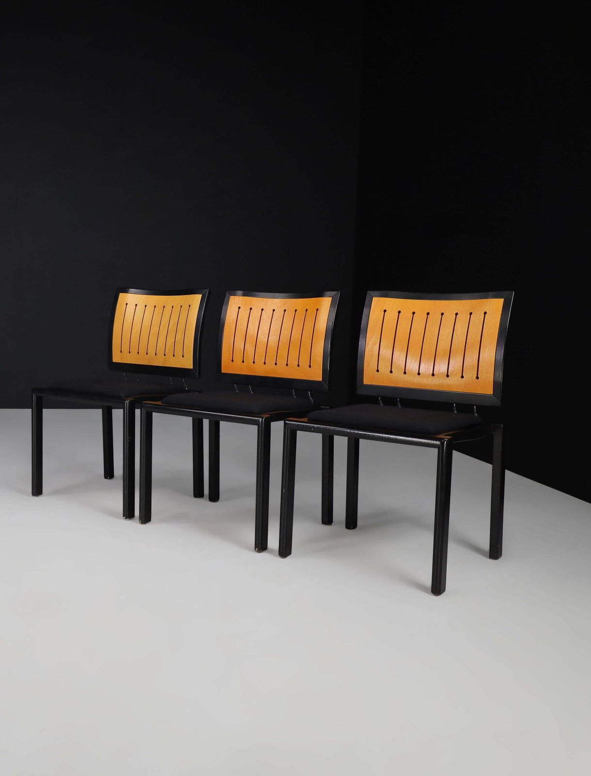 376.0 Quadro Chairs By Bruno Rey & Charles Polin For Dietiker, Switzerland, 1980s photo