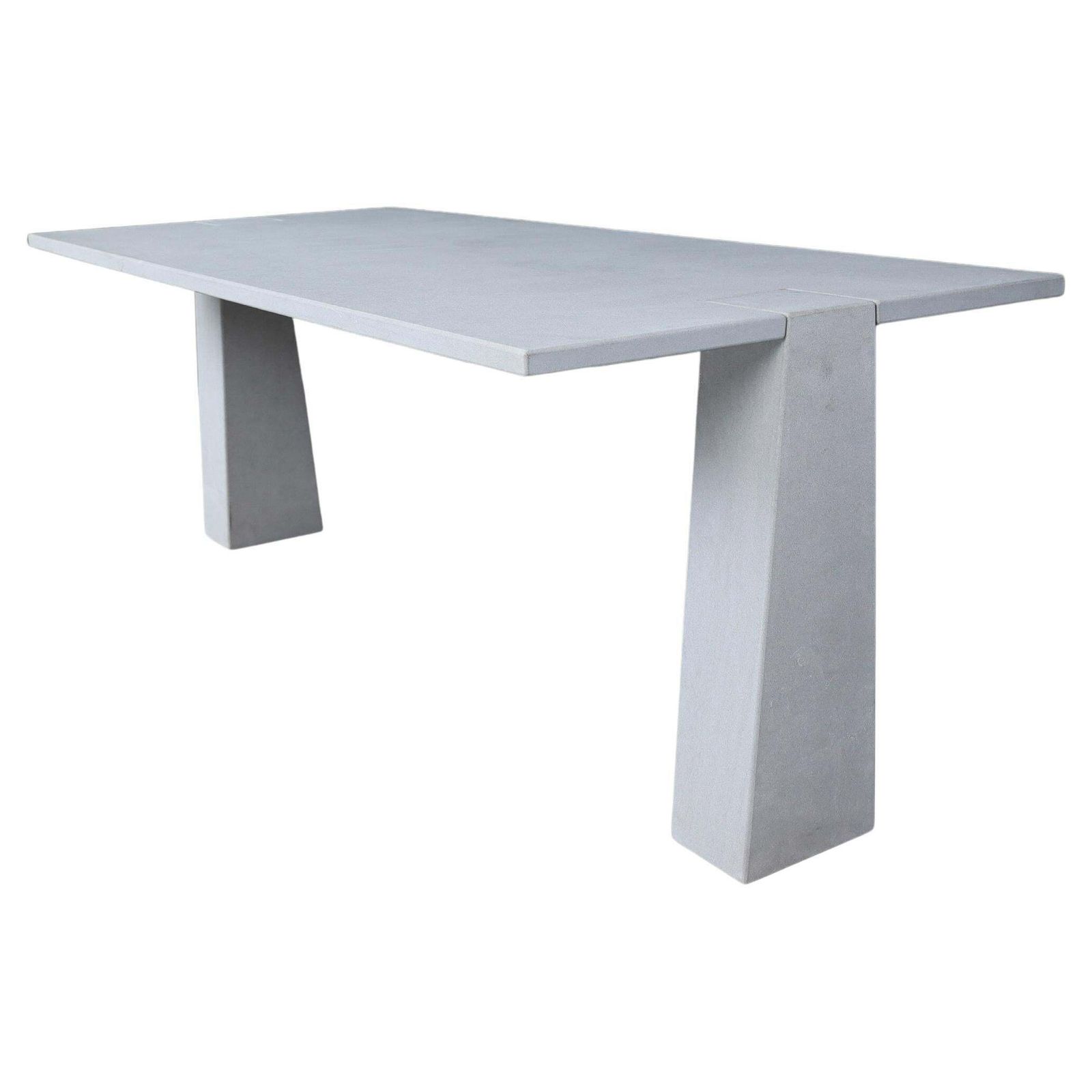 Pietra Serena' Inca'  Desk Or Dining Room By Angelo Mangiarotti For Skipper 1978