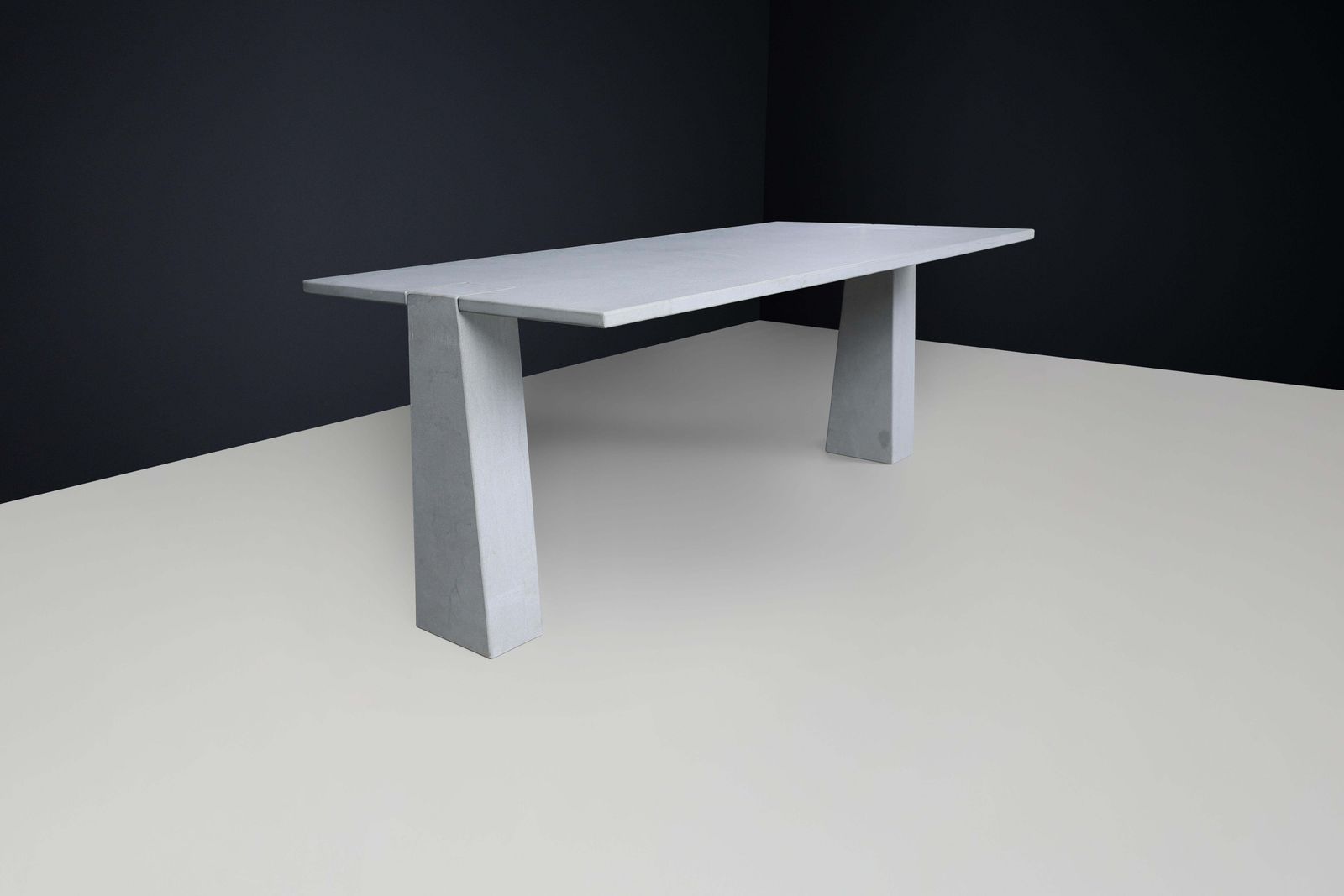 Pietra Serena' Inca'  Desk Or Dining Room By Angelo Mangiarotti For Skipper 1978 photo Furniture