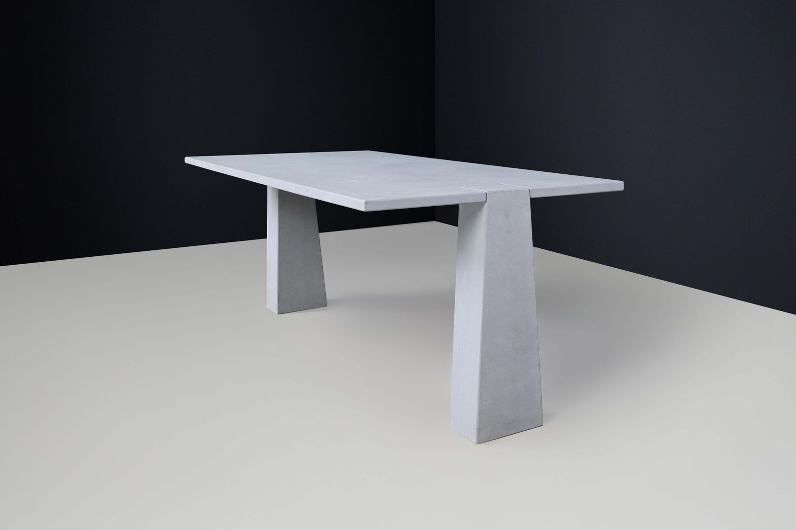 Pietra Serena' Inca'  Desk Or Dining Room By Angelo Mangiarotti For Skipper 1978 photo buy