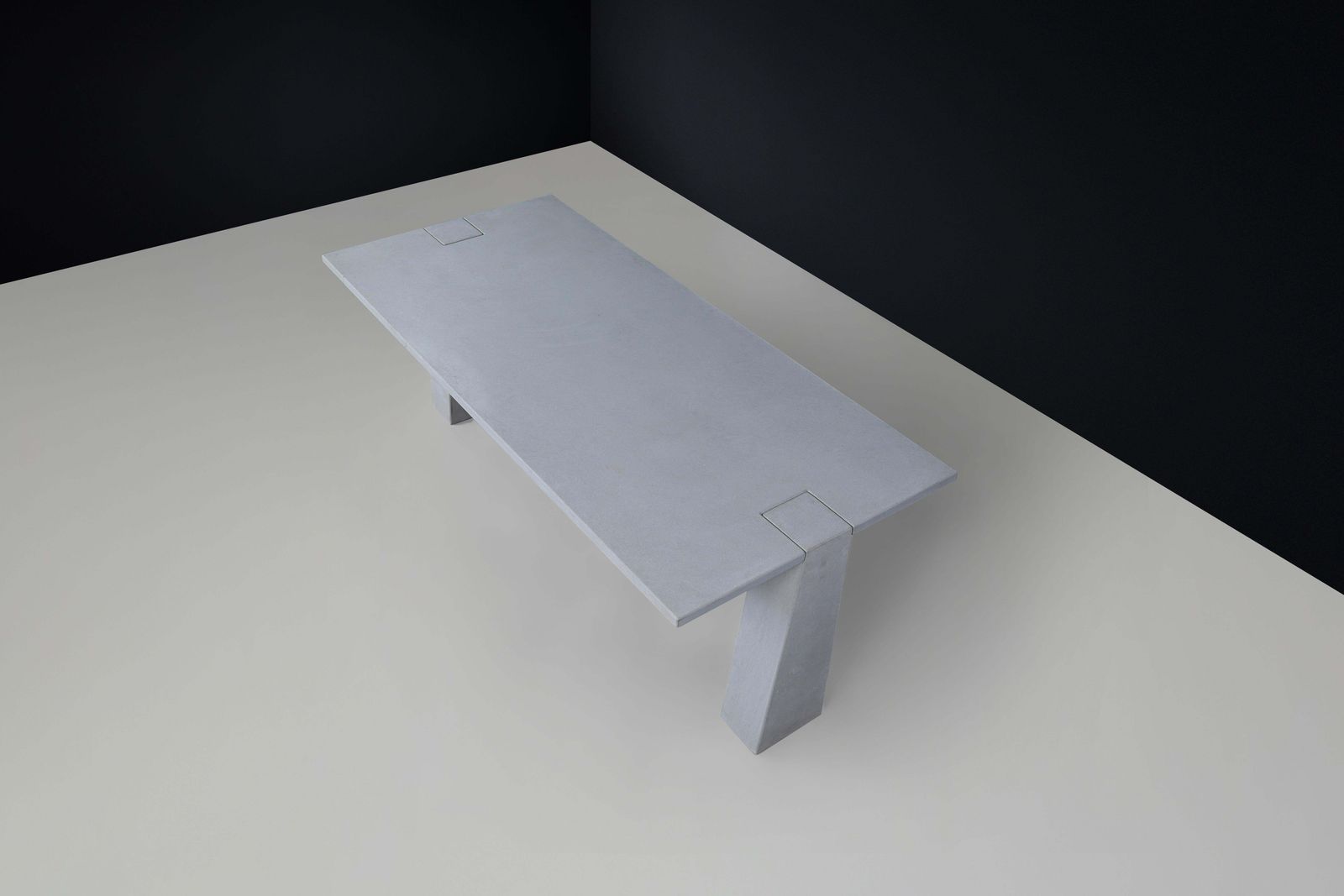 Furniture Pietra Serena' Inca'  Desk Or Dining Room By Angelo Mangiarotti For Skipper 1978 photo