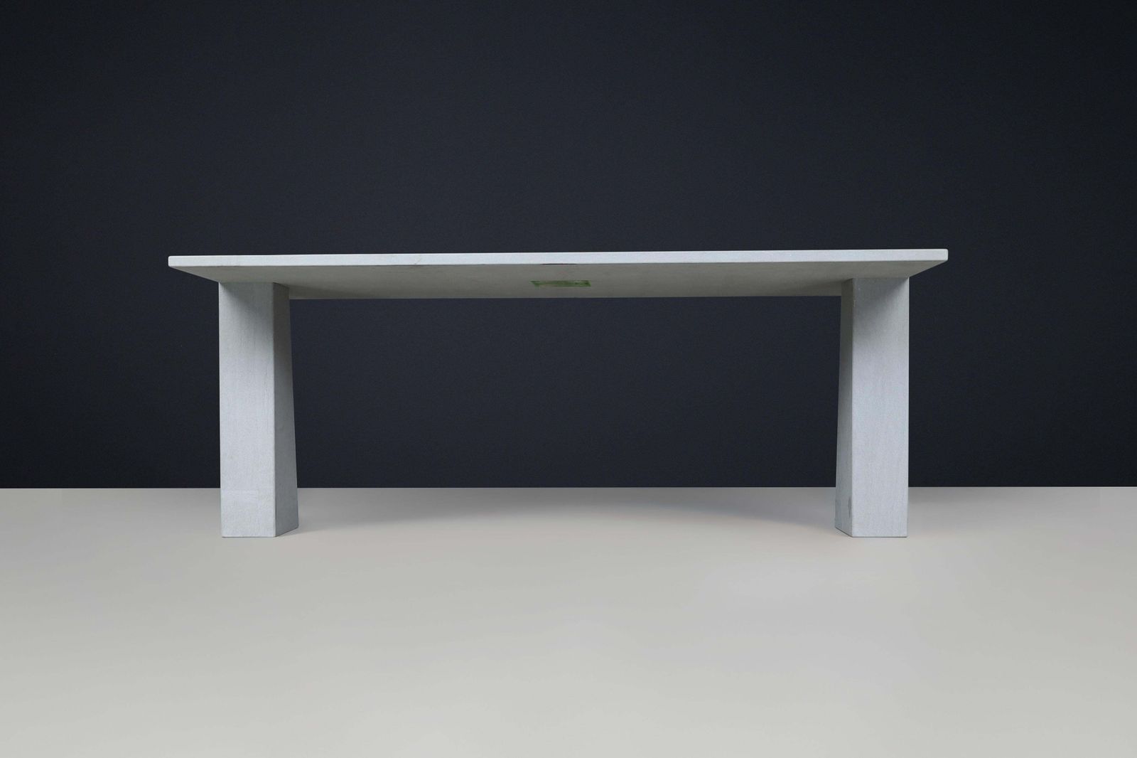 photo vintage Pietra Serena' Inca'  Desk Or Dining Room By Angelo Mangiarotti For Skipper 1978