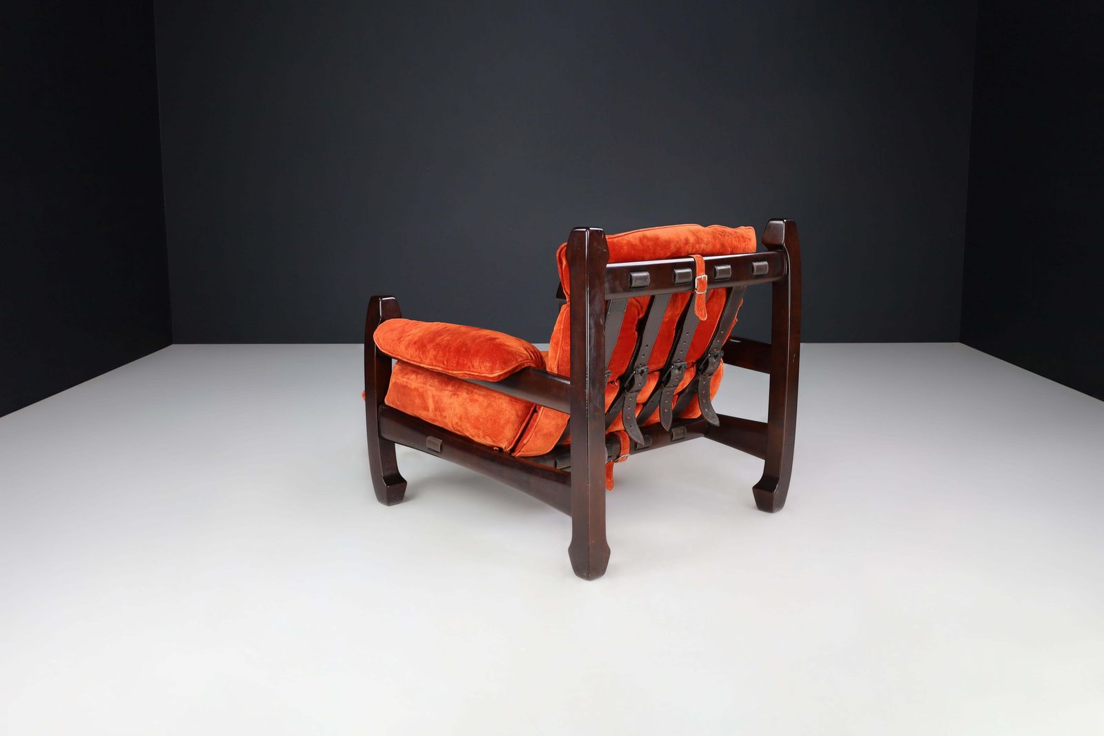 3000.0 Luciano Frigeri Lounge Chair And Ottomann "Samurai", Italy, 1960s photo