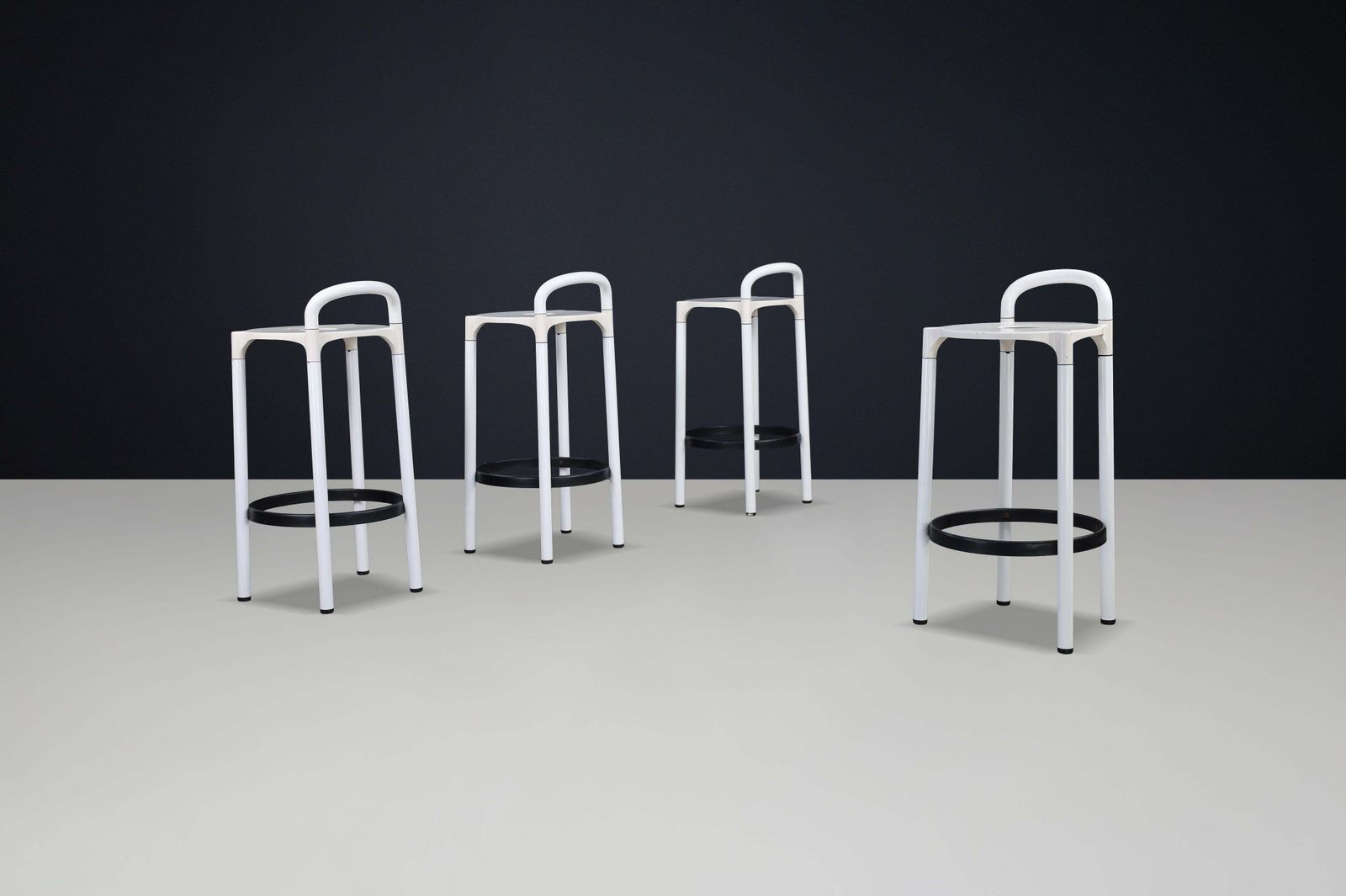 Postmodern Bar Stools, Model 4822 “Polo” By Anna Castelli Ferrieri For Kartell photo for sale
