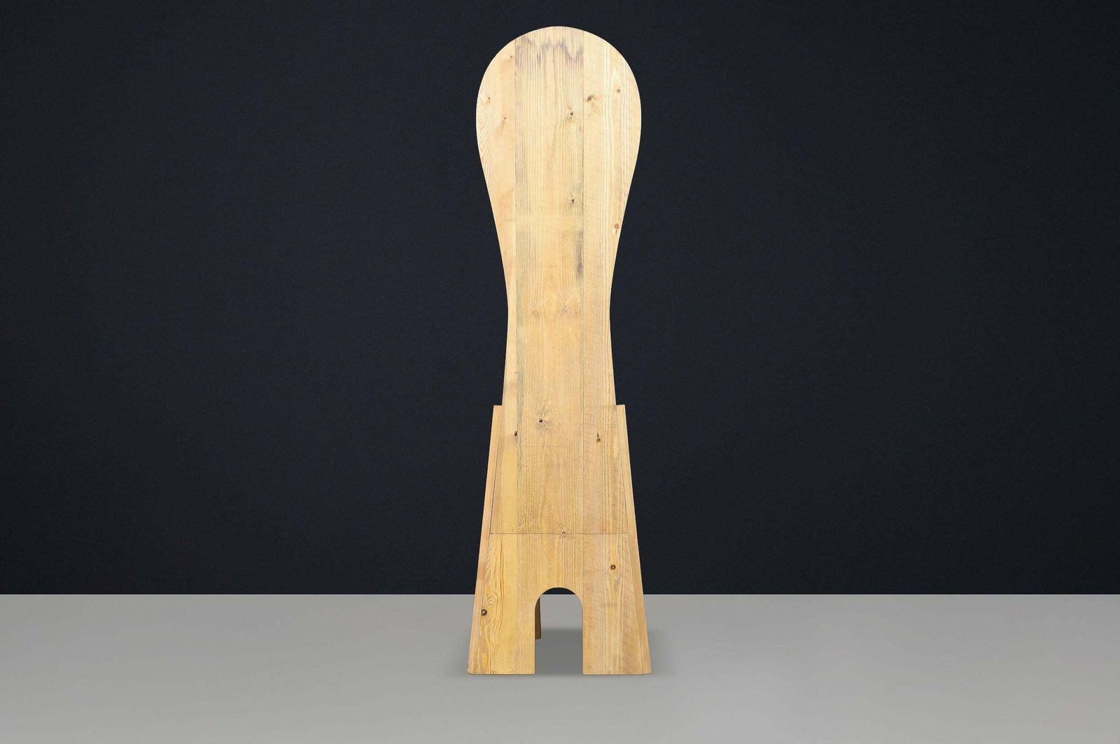 Mario Ceroli “Fratina” Chair For Poltronova, 1972, Italy, Pine, Stamped photo vinterior