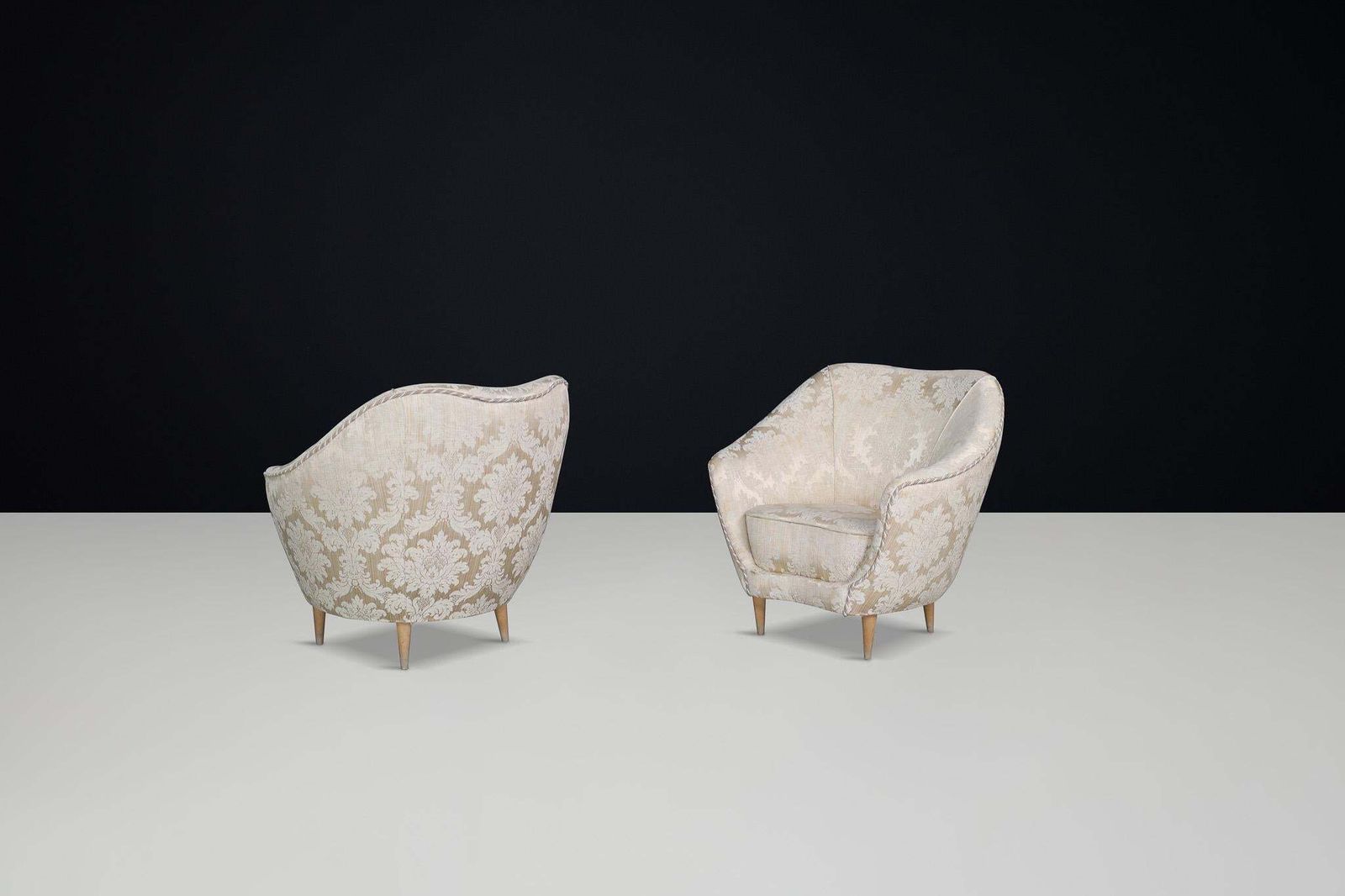 Mid Century Modern Lounge Chairs By Federico Munari In Original Upholstery photo Furniture
