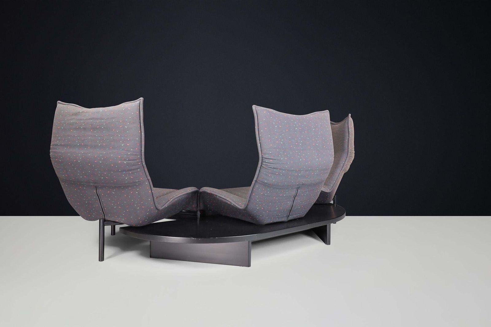 photo for sale Modern 'Veranda' Sofa By Vico Magistretti For Cassina, In Original Fabric, Italy