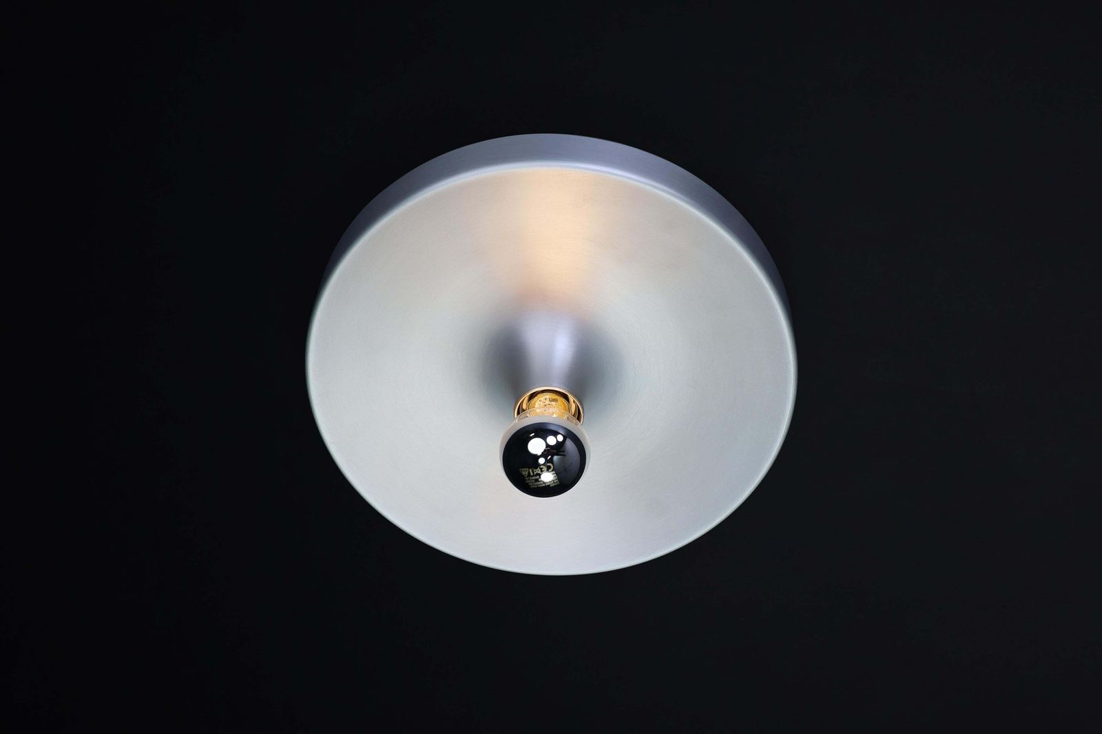 Lighting Mid Century Modern Charlotte Perriand Aluminum Disc Wall Lights, Germany 1960s photo