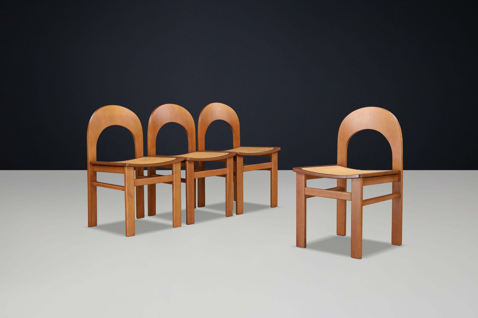 Set Of Four “Arcadia” Chairs By A. Caraceni For Tagliabue, Italy, 1970s photo furniture