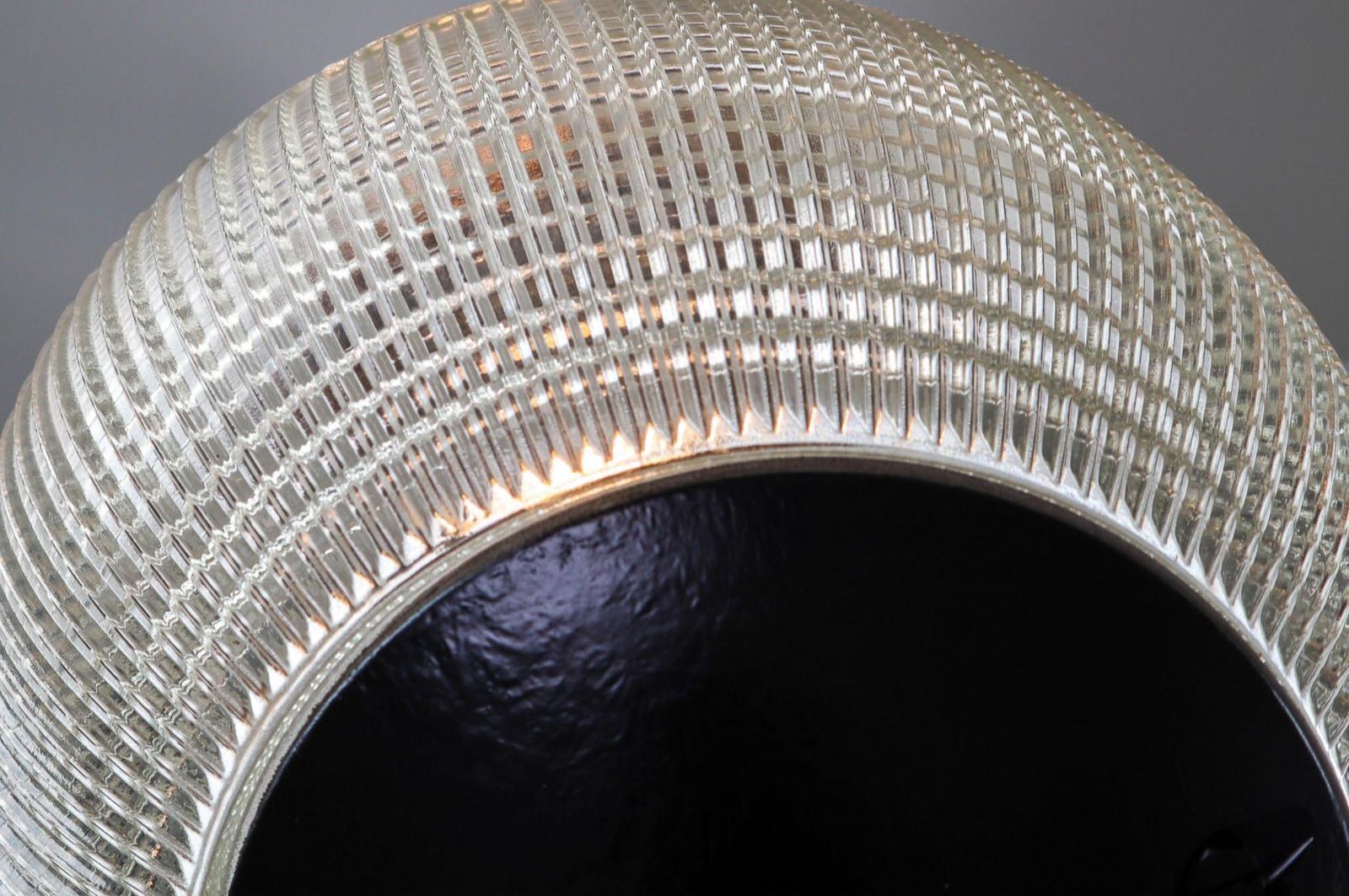 photo for sale Original Holophane Globe Pendant Light, Paris, France, 1960