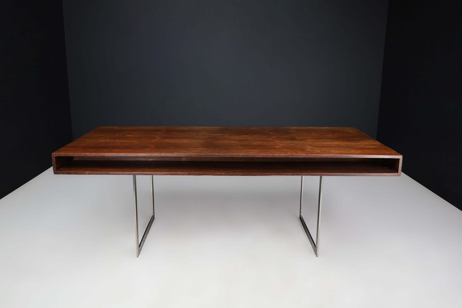 Mid Century Modern Executive Free Standing Desk In The Style Of Bodil Kjær, 1960 photo furniture