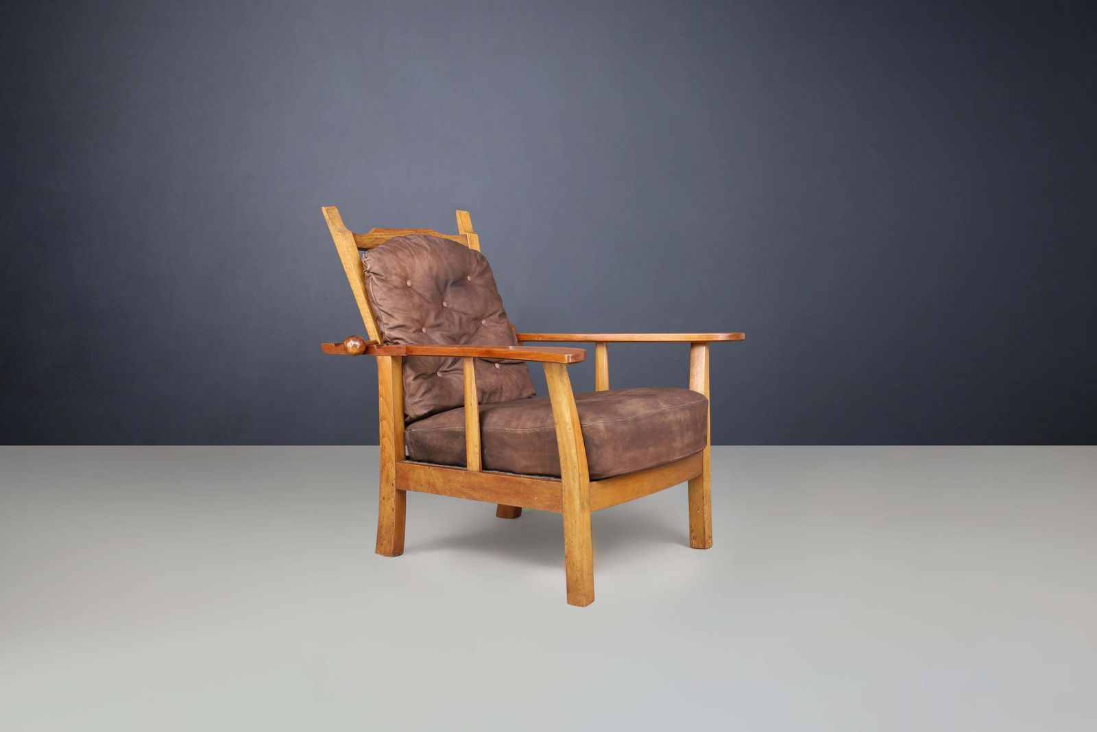 Hugo Gorge, Armchair “Canadian” For Lorenz And Reiche, Austria 1920s photo buy