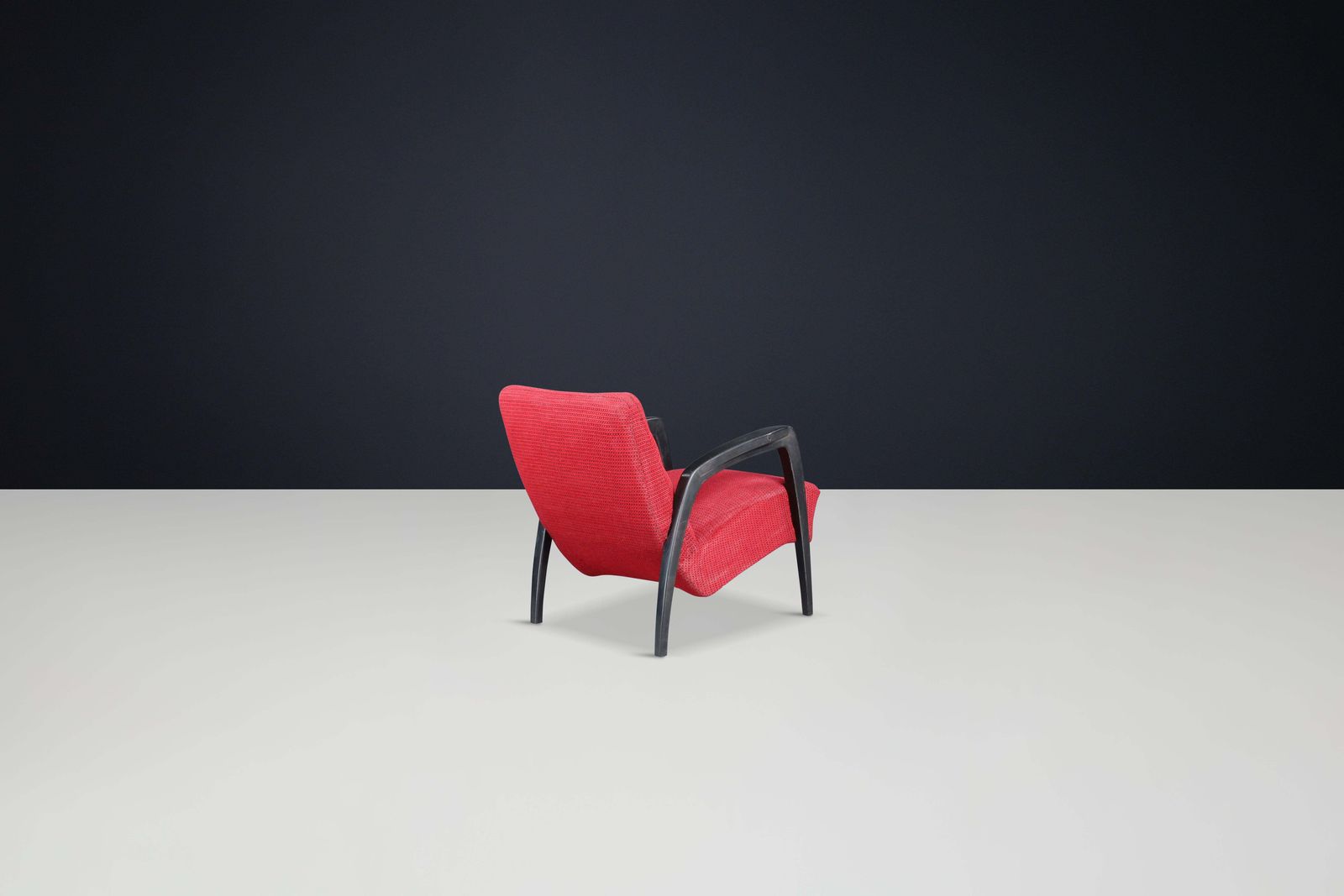 Mid Century Modern Jan Vaněk Easy Chair In Oak And Upholstery, Cz 1930s photo 2336.0