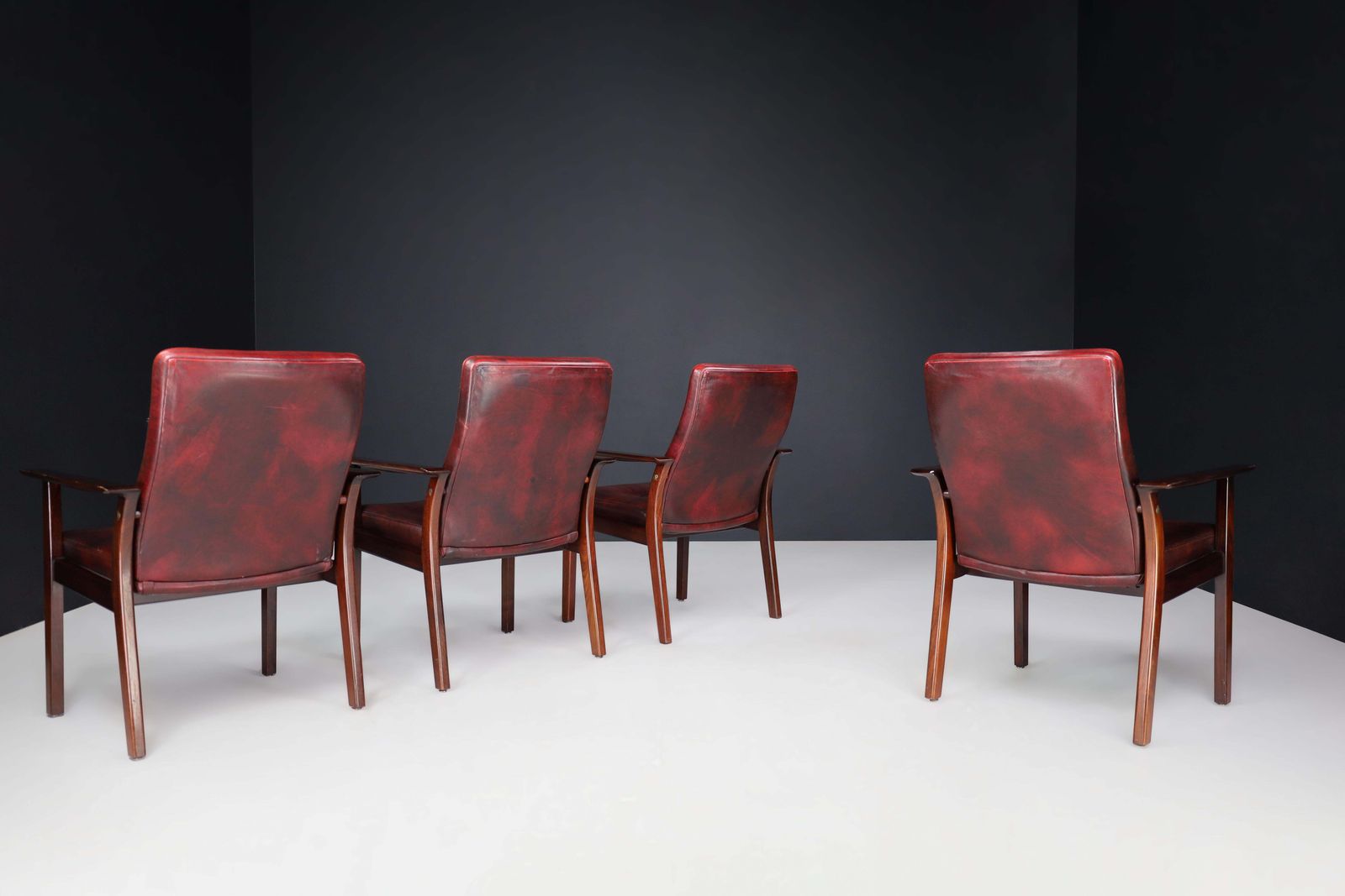 Set Of 4 Arne Vodder Armchairs For Sibast Møbler, 1960s, Denmark photo Furniture