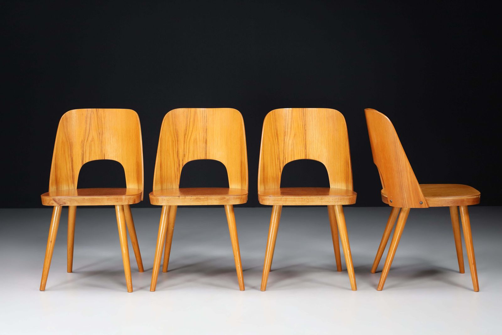 Oswald Haerdtl Set Of Four Chairs, The 1950s photo for sale