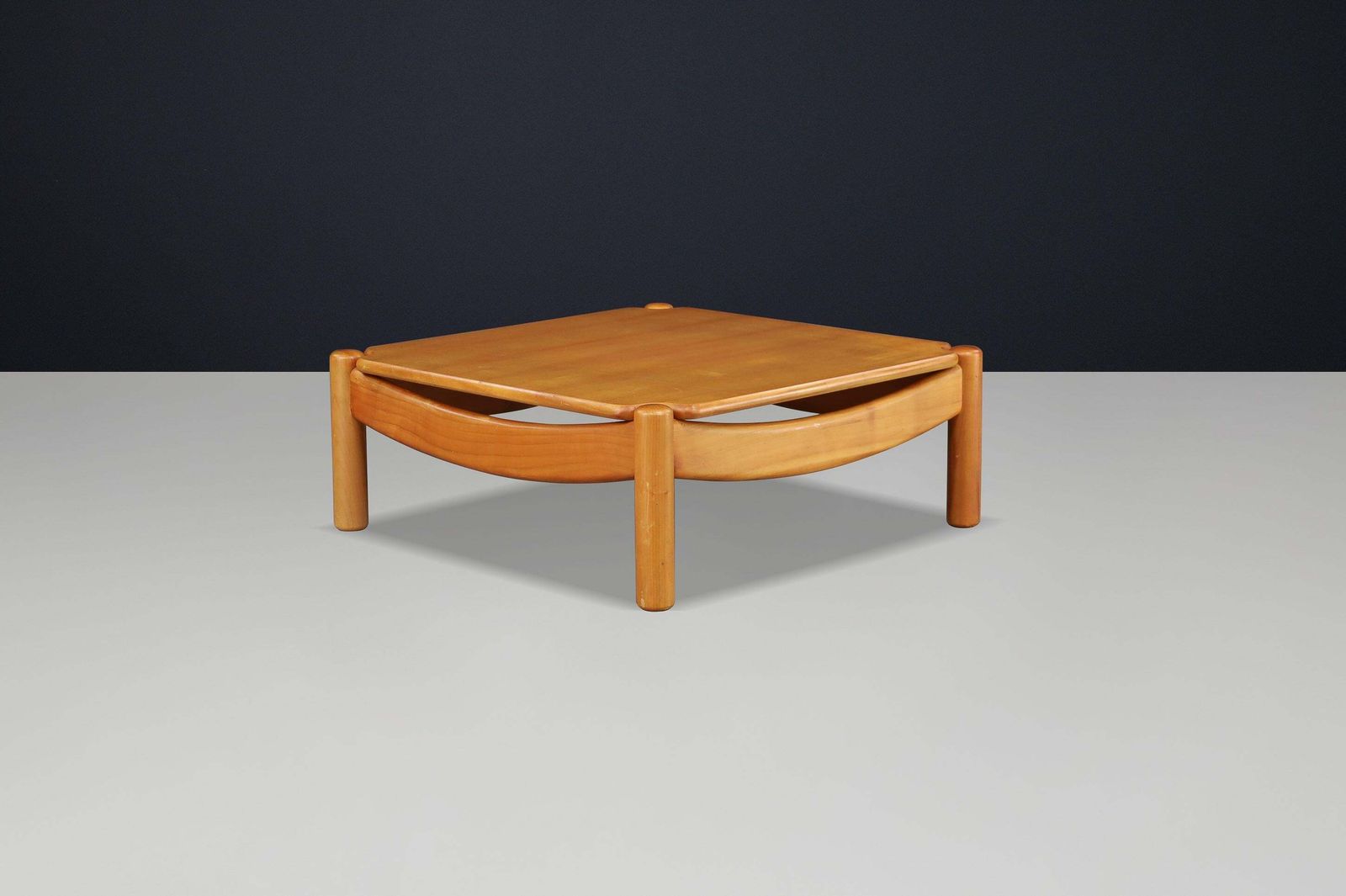 Mid Century Modern Beechwood Coffee Table By Carl Straub, Germany, 1960s photo vinterior