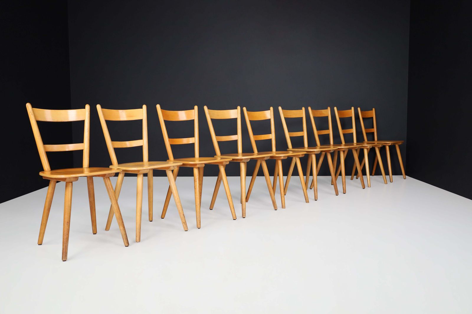 photo for sale Gustaf Adolf Schneck For Stuhlfabrik Schäfer "Tübingen Chairs " Germany, 1955