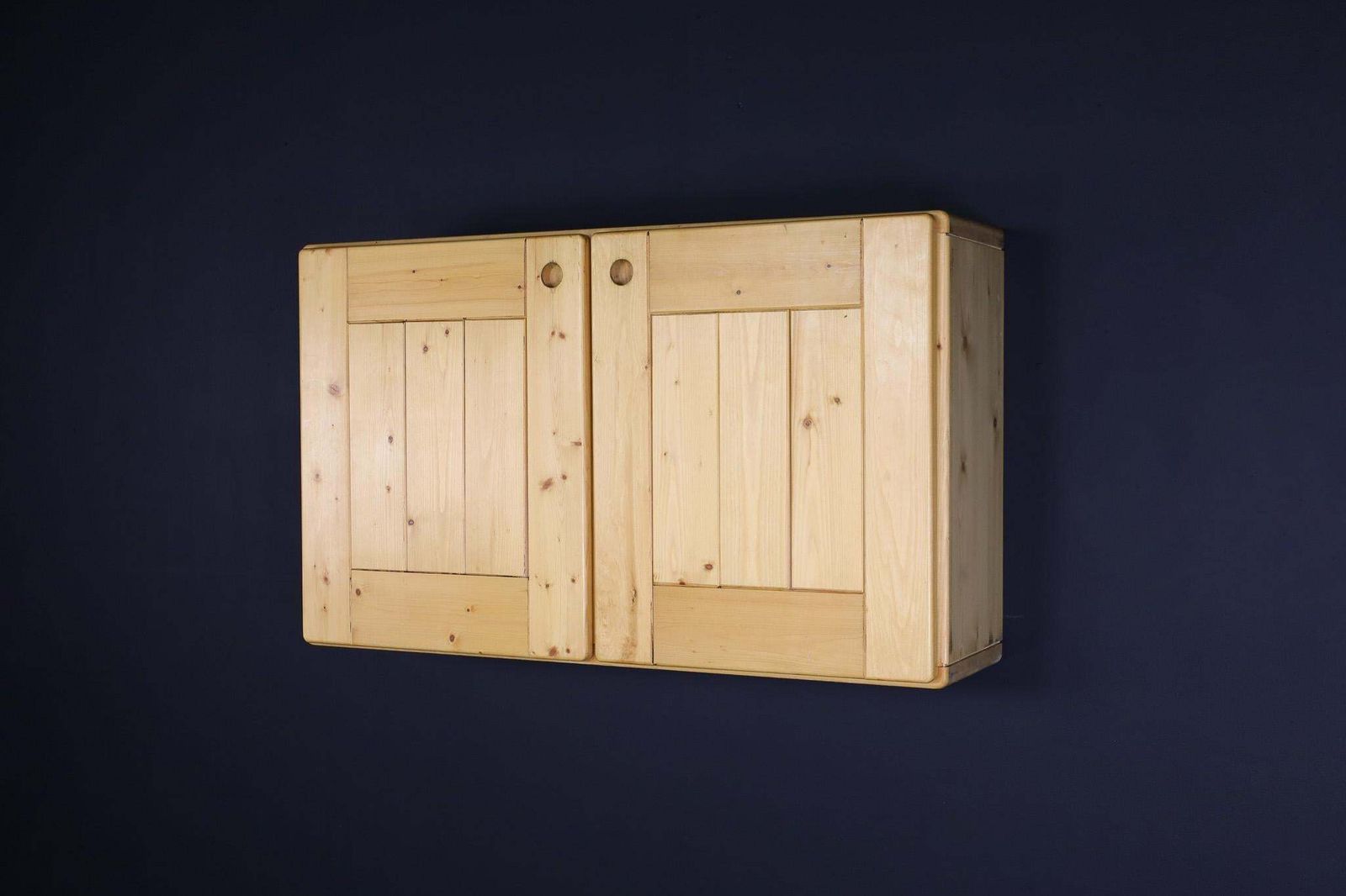 Mid Century Modern Charlotte Perriand Pine Hanging Cupboard For Les Arcs, France photo 1268.0