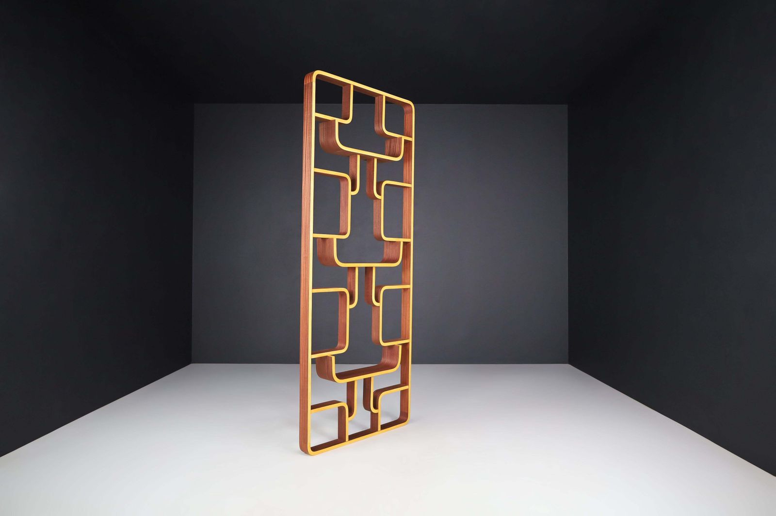 photo for sale Mid 20th Century Room Dividers In Bent Wood By Ludvik Volak, Praque, 1960s
