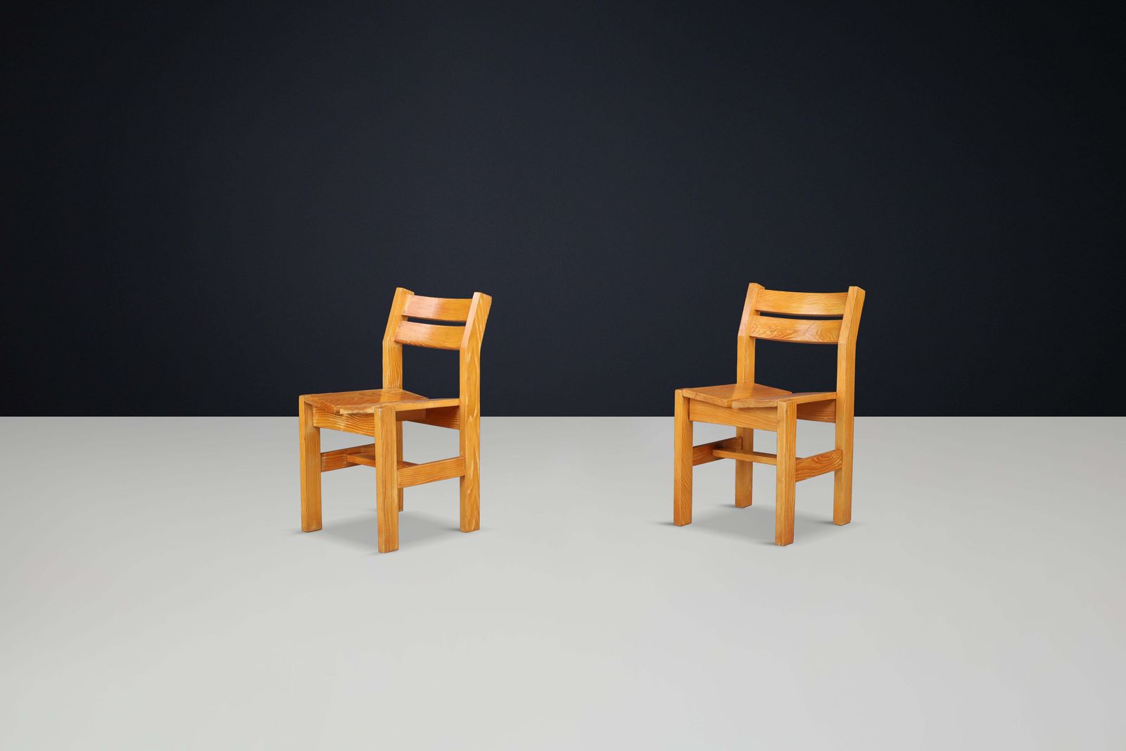 5580.0 Charlotte Perriand Chairs From "La Cascade" At Les Arcs 1600. photo