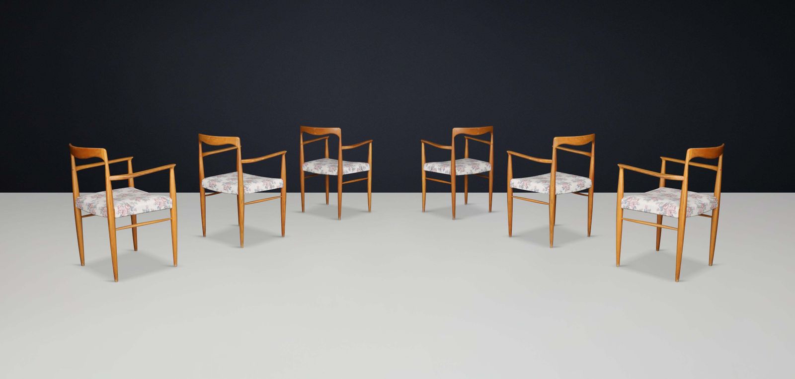 Set Of Dining Chairs By Sedláček & Vyčítal, Czechoslovakia, 1970s — 24 Available photo for sale