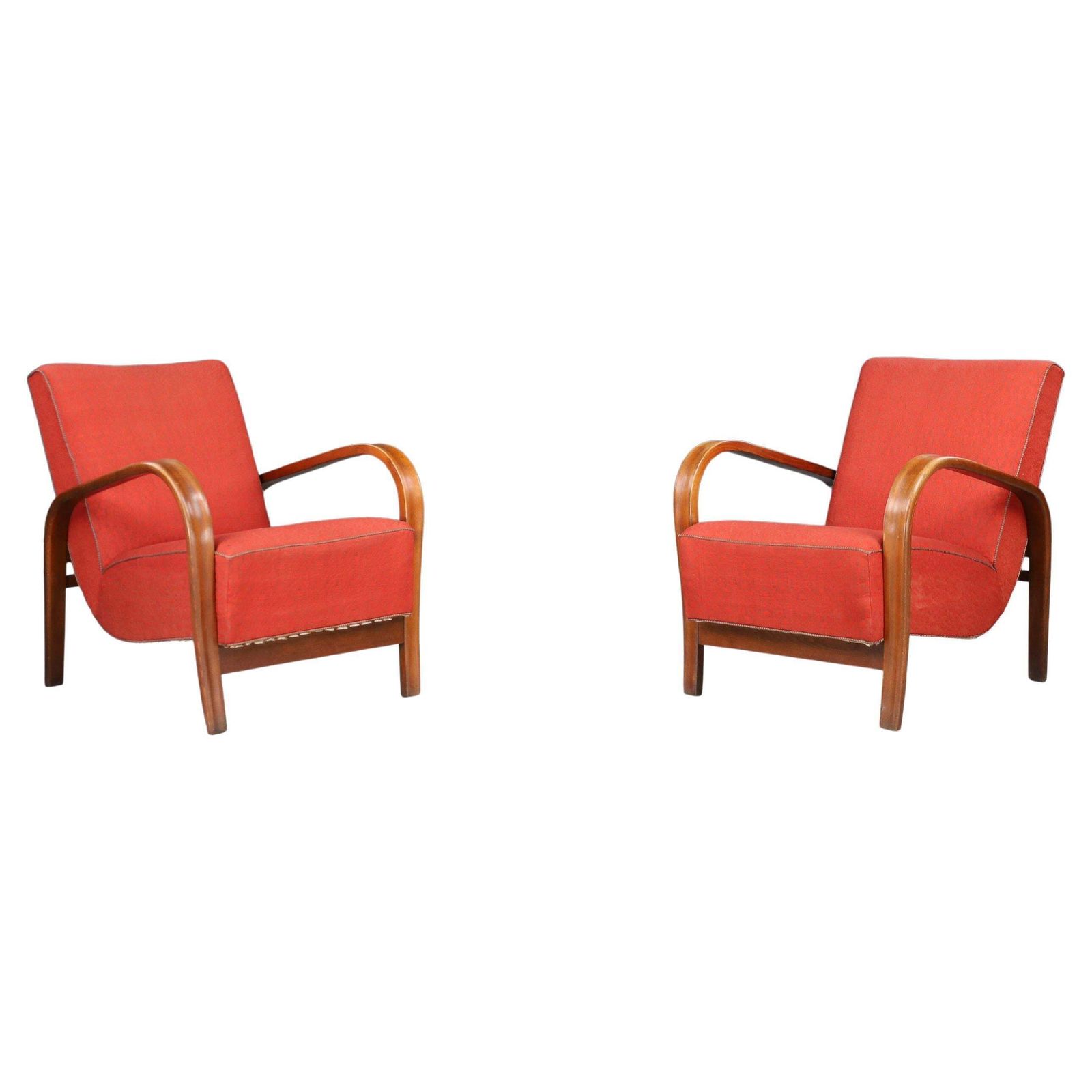 1940s Bentwood Armchairs By Koželka & Kropáček – Prague, Czechoslovakia