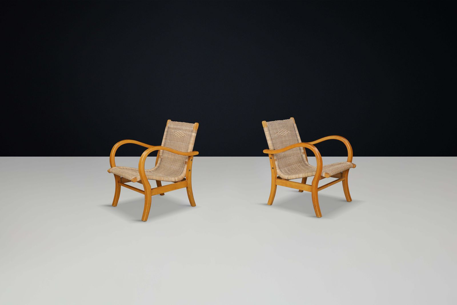 Art Deco Bauhaus Lounge Chairs By Erich Dieckmann, Germany, 1930 photo furniture