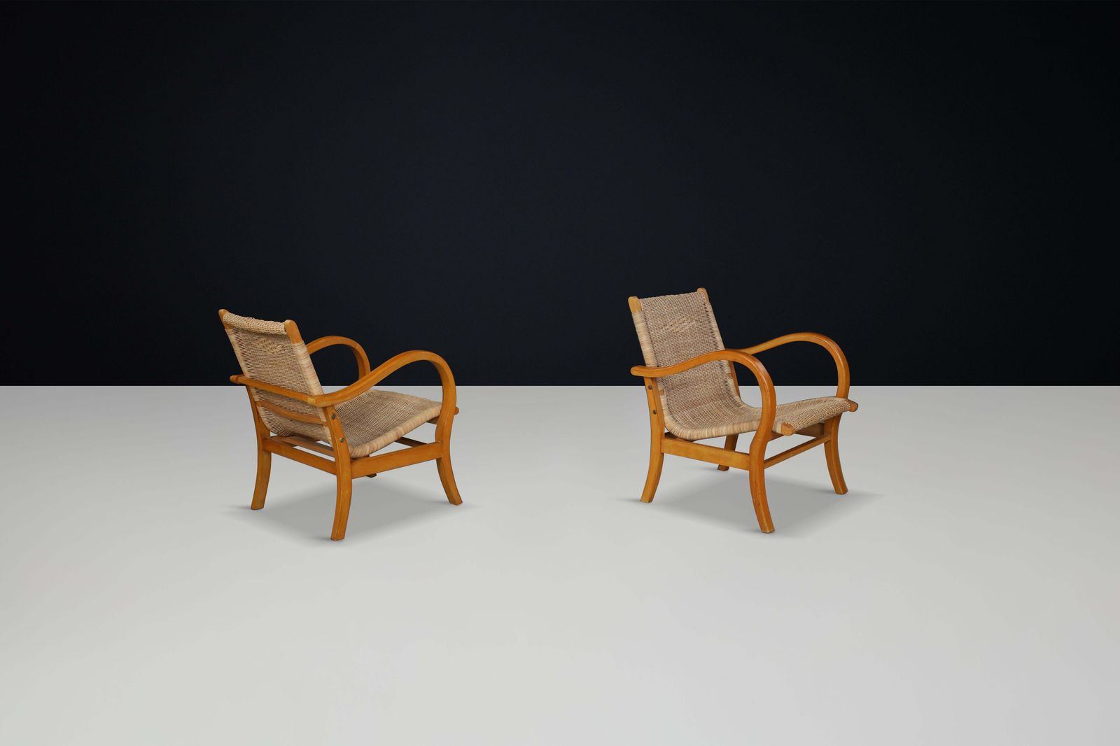Art Deco Bauhaus Lounge Chairs By Erich Dieckmann, Germany, 1930 photo vinterior