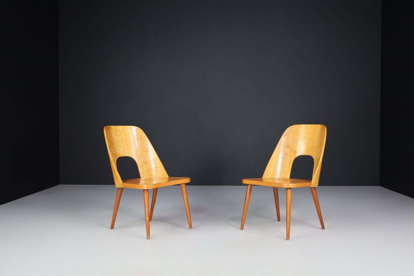 Oswald Haerdtl Set Of Four Easy Chairs, 1950s photo vinterior